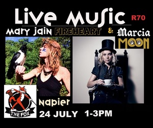 24 July 2022: Live Music by Mary Jain Fireheart and Marcia Moon