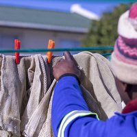 Hanging Clothes to Dry - Dolphin Laundry and Eco Clean & Care - Xplorio™ Gansbaai