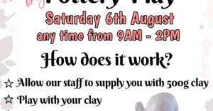 6 August 2022: Pottery Play