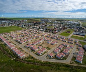 Aerial Photo of Bredasdorp Featuring the Parkview Housing Development