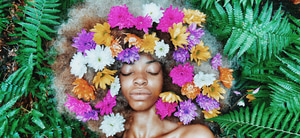 Her Words Waters Flowers