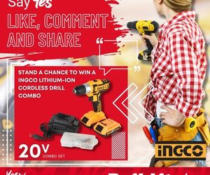 WIN a Cordless Drill Kit
