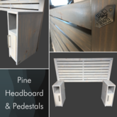 Pine Beadboard and Matching Pedestals - M + S Designs - Xplorio™ Gansbaai