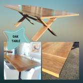 Oak Table - M + S Designs - Xplorio™ Gansbaai