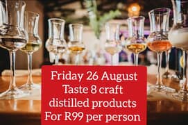 26 August 2022: Taste 8 Craft Distilled Products