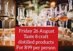 26 August 2022: Taste 8 Craft Distilled Products