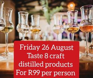 26 August 2022: Taste 8 Craft Distilled Products