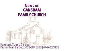 News on Gansbaai Family Church