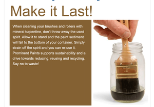 #FastTipTuesday: Re-use Mineral Turpentine