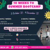 10 Weeks To Summer Bootcamp - Sunel V Fitness - Xplorio™ Kleinmond