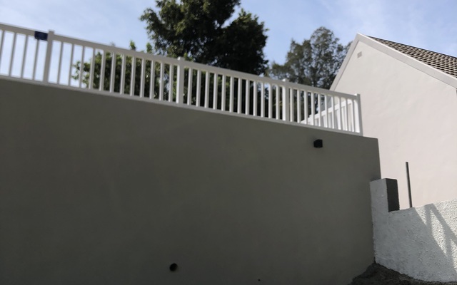 White PVC Fence