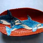 Oval Clay Bowl 20cm x 10cm - Pot en Gieter Gift Basket - Xplorio™ Gansbaai