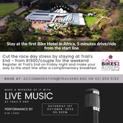 Stay at Trail's End for the Bikes2Blossoms!