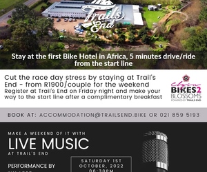 Stay at Trail's End for the Bikes2Blossoms!