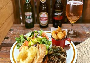 Every Saturday: Burger and Beer Special