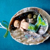 Baby Boy Mermaid - Pot en Gieter Gift Basket - Xplorio™ Gansbaai