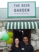 The Beer Garden at Buns and Bases