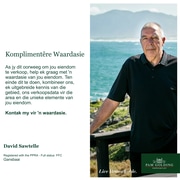 Komplimentêre Waardasie / Complimentary Valuation by David Sawtelle