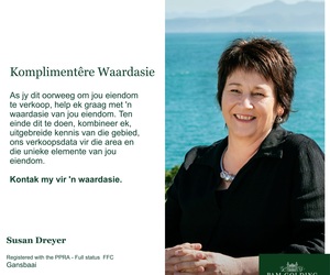 Komplimentêre Waardasie / Complimentary Valuation by Susan Dreyer