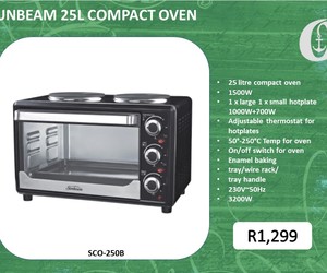 New: Sunbeam 25L Compact Oven