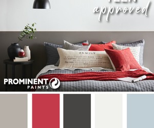 Prominent Paints: Select Matt (Red and Grey Palette)