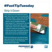 #FastTipTuesday: Strip Down Paint from Wood