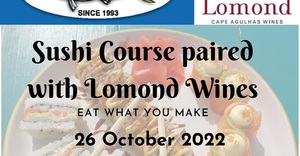 26 October 2022: Sushi Course Paired with Lomond Wines