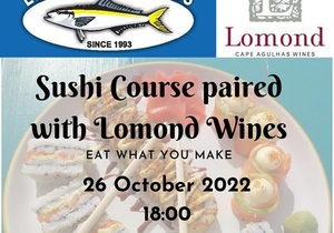 26 October 2022: Sushi Course Paired with Lomond Wines