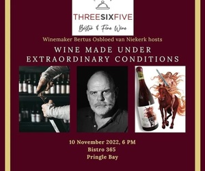 10 November 2022: Wine Made Under Extraordinary Conditions