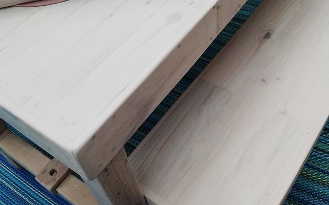 Butterfly effect - sanded, smoothed and whitewashed