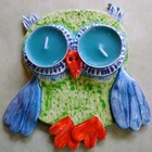 Owl Tealight Candle Holder - PepperPots Handmade Gifts - Xplorio™ Gansbaai