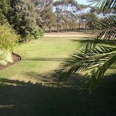 Main homestead surrounding garden