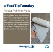 #FastTipTuesday: Plaster Painting Rules