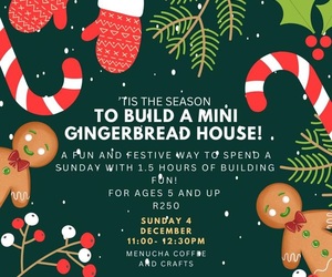 4 December 2022: Mini Gingerbread House Building
