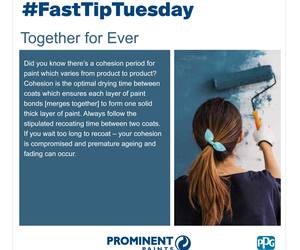 #FastTipTuesday: Cohesion Period for Paint