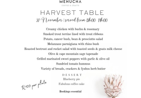 27 November 2022: Harvest Table