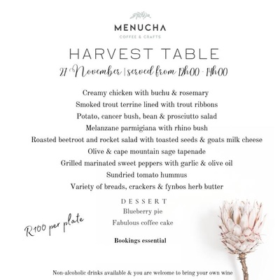 27 November 2022: Harvest Table