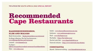 Tim Atkin South Africa Report 2022