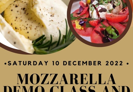 10 December 2022: Mozzarella Demo Class and Lunch