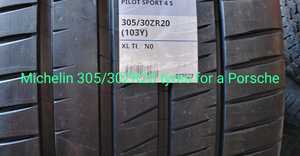 Michelin 305/30ZR20 Tyres for Porsche