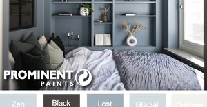 Prominent Paints: Blue Greys Paint Colours